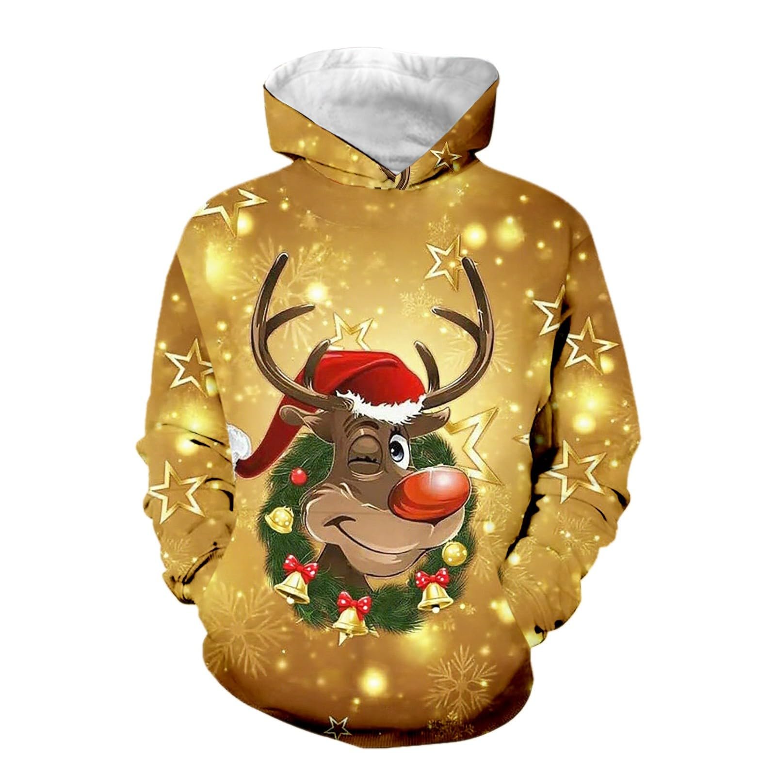 Різдвяний світшот-худі для хлопчиків Generisch, принт оленя, фото №2