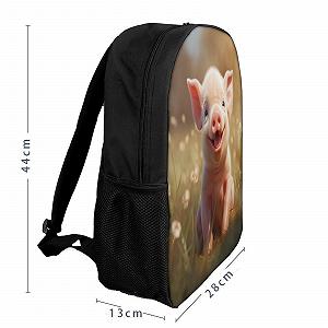 Рюкзак школьный NACHOMACHO Little Pig 17 дюймов, Стиль synthetic.ua - Фото 1