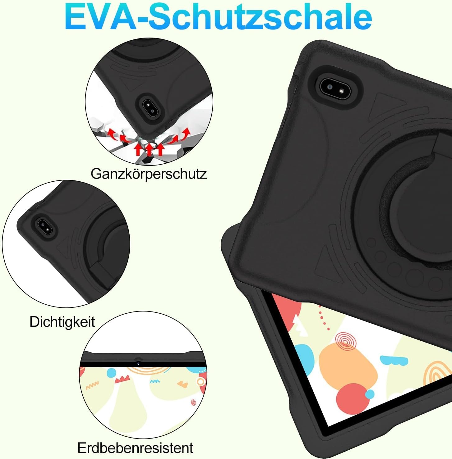 Планшет 10.1" UJJ U8 6+14/128Gb 8 ядер Android 14 6000 mAh Black, фото №6