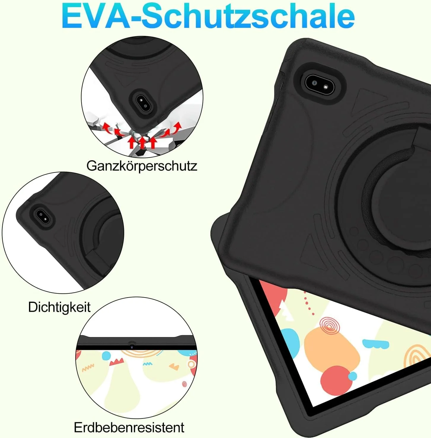 Планшет 10.1" UJJ U8 6+14/128Gb 8 ядер Android 14 6000 mAh Black, фото №6