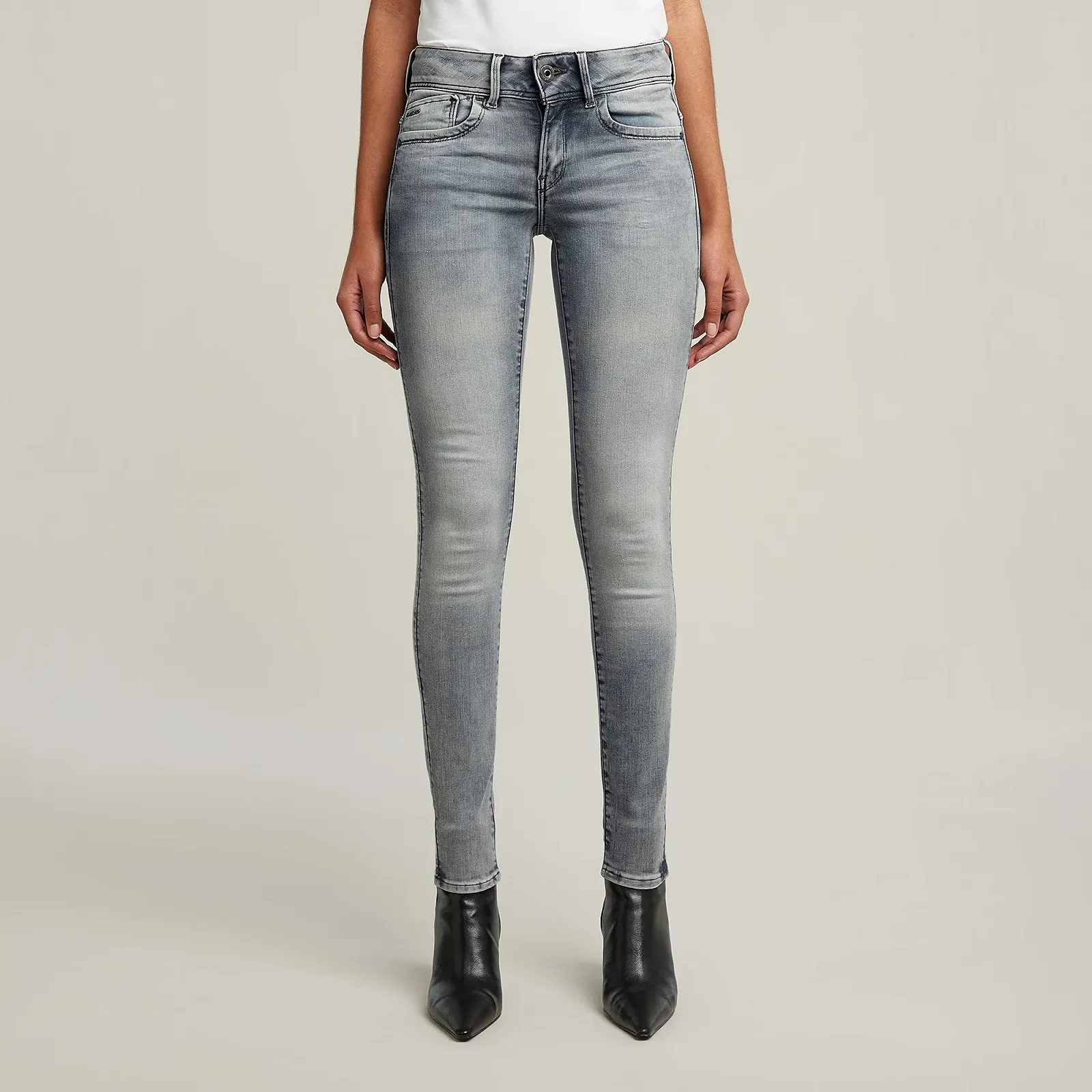 G‑STAR Lynn Mid Skinny Faded Industrial Grey - 28, фото №1 G‑STAR Lynn Mid Skinny Faded Industrial Grey - 28, фото №1