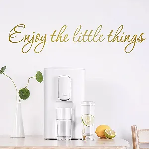 Настінна наклейка Enjoy the Little Things Цитата для вітальні та передпокою - Фото 1