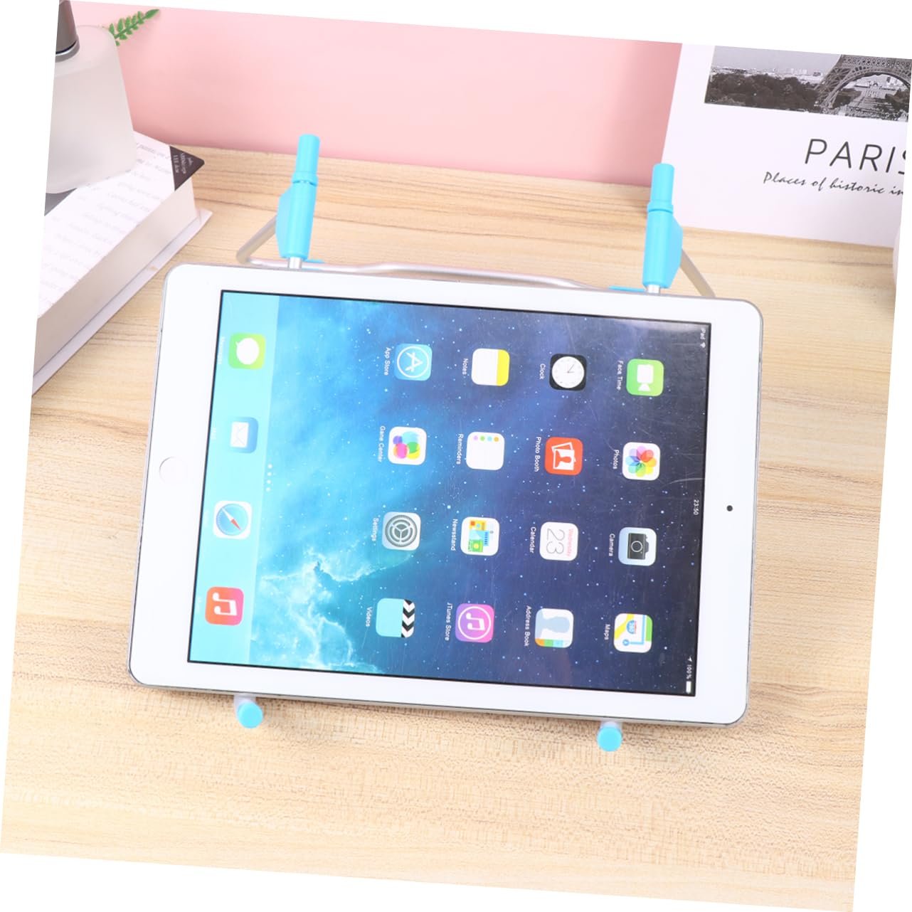 Подставка для ноутбука Vaguelly алюминиевая складная регулируемая портативная для дома, офиса, путешествий и активного отдыха Синяя, фото №6 Подставка для ноутбука Vaguelly алюминиевая складная регулируемая портативная для дома, офиса, путешествий и активного отдыха Синяя, фото №6