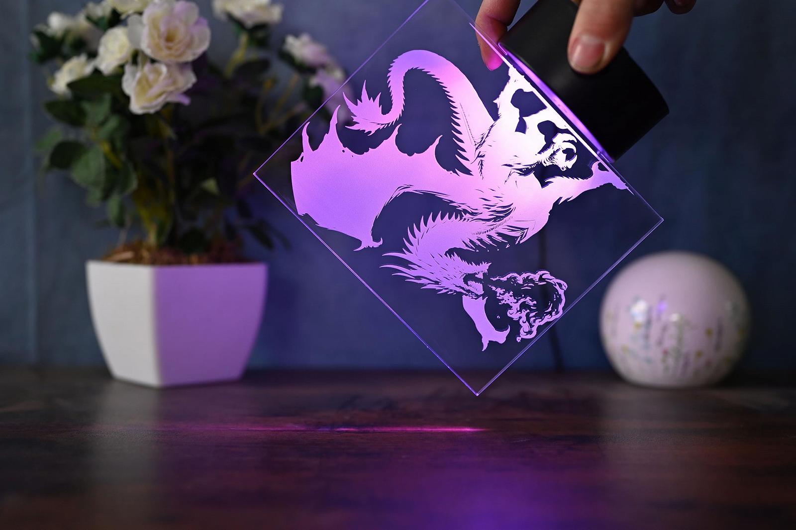 Настольная лампа Magic Dragon LED Art Deco Черная, фото №3