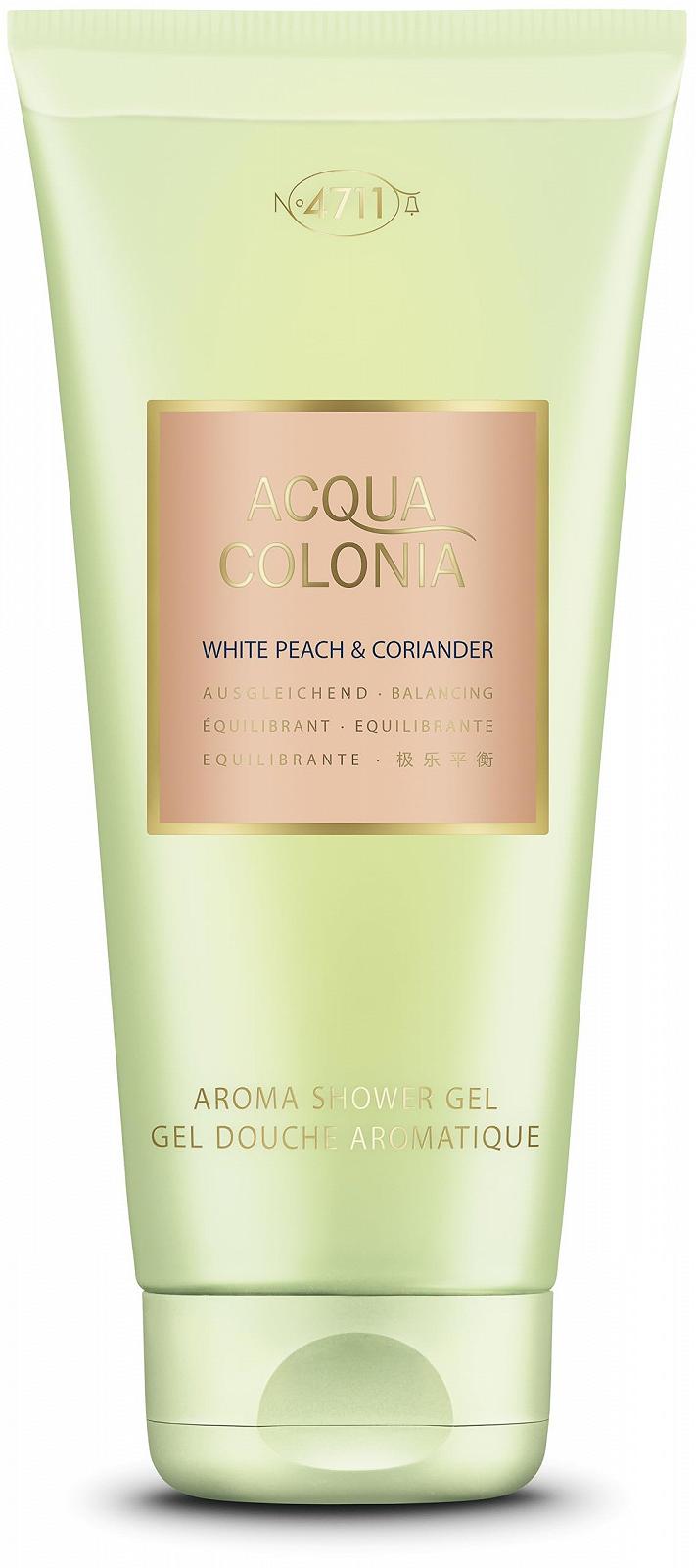 Гель для душу 4711 Acqua Colonia White Peach & Coriander 200 мл, фото №2
