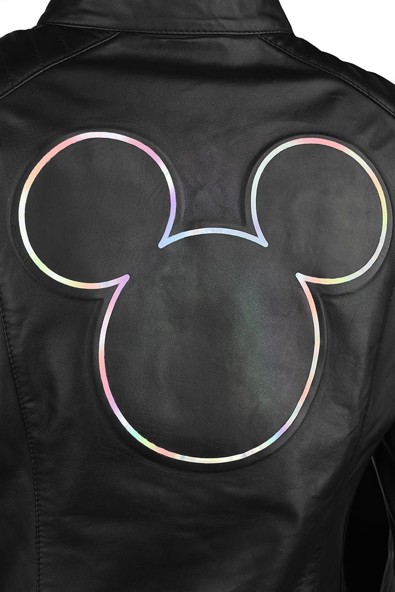 Куртка шкіряна жіноча Mickey Mouse Disney Чорний, фото №4 Куртка шкіряна жіноча Mickey Mouse Disney Чорний, фото №4