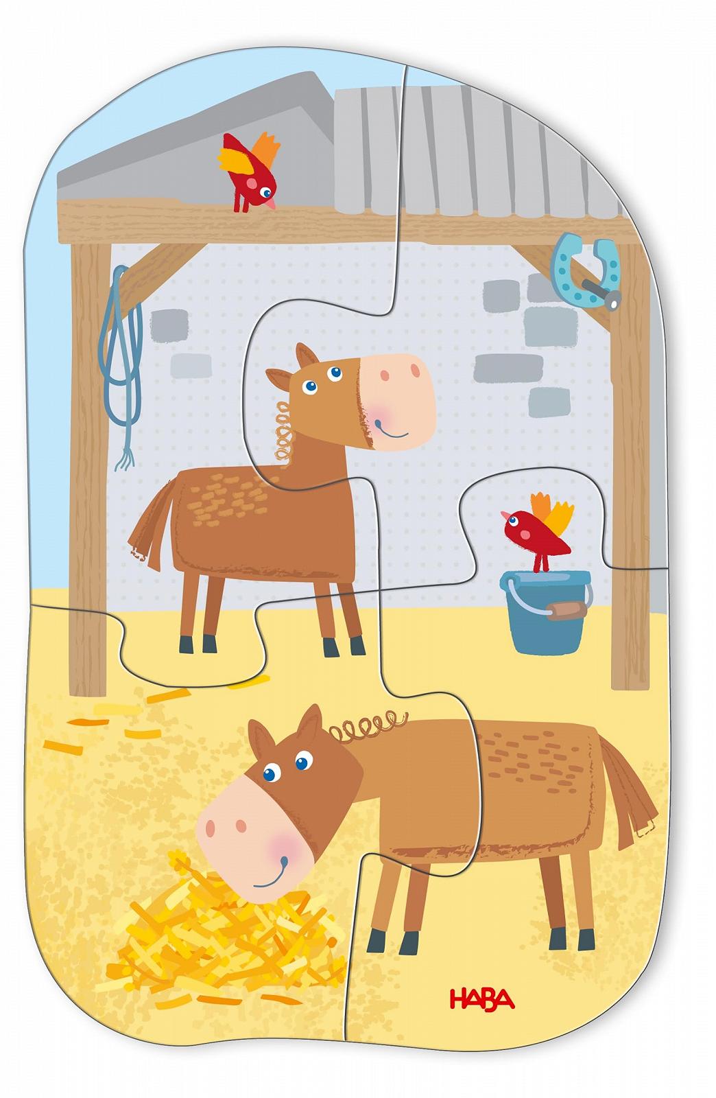 Пазл HABA My First Puzzles Ферма 6 штук 2+, фото №4