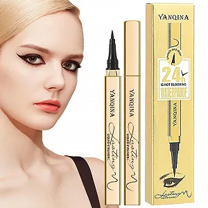 Водостійка Підводка для очей Fowybe, Чорний - Фото 1