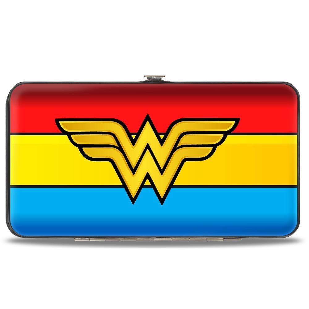 Гаманець на застібці Buckle-Down - Wonder Woman Logo/Stripes, фото №1