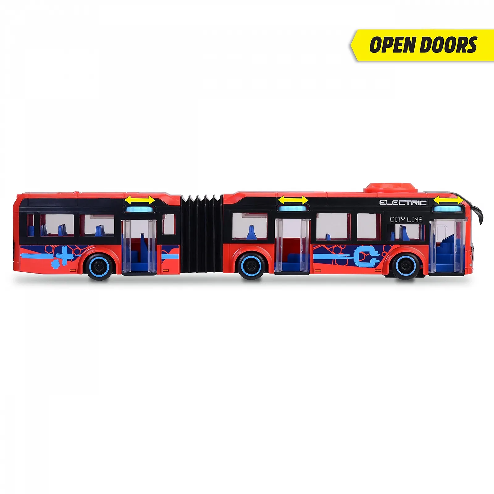 Іграшковий Автобус Dickie Toys Volvo City (40 см) - Керований Міський Автобус, фото №3