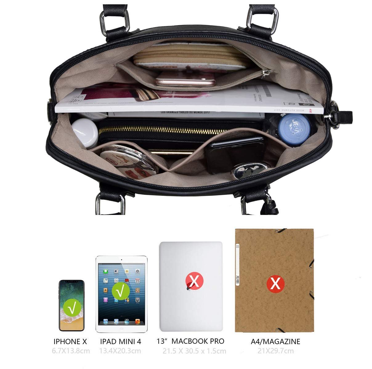 Сумка с короткими ручками David Jones Bugatti Bowling Style, из искусственной кожи, многоцветная полосатая, темно-серая, фото №7 Сумка с короткими ручками David Jones Bugatti Bowling Style, из искусственной кожи, многоцветная полосатая, темно-серая, фото №7