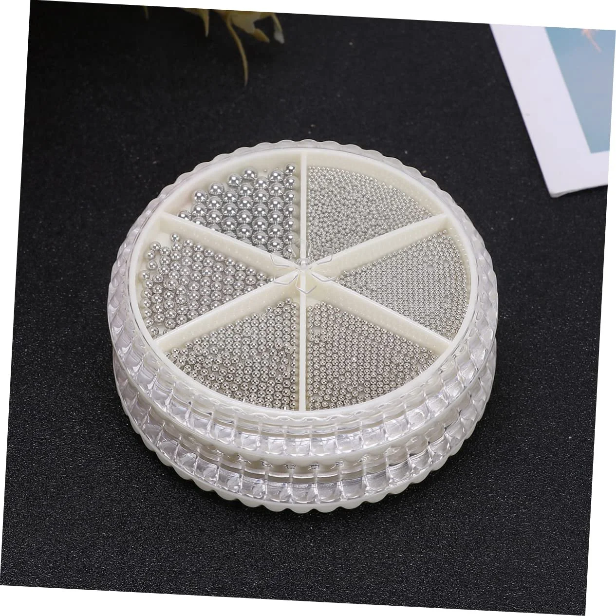 Металлические бусины для ногтей Healeved, 2 шт., из нержавеющей стали, прочные, универсальные, для маникюра, дизайна ювелирных изделий и DIY дизайна ногтей для друзей и творческих людей, фото №3