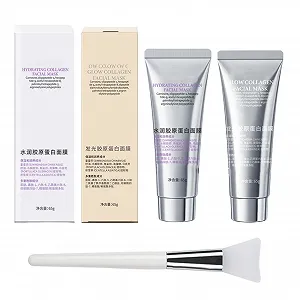 Маска для лица Mivceklw Успокаивающее восстановление, глубокое питание, восстанавливающая формула, увлажняющая маска для сухой, грубой, комбинированной и жирной кожи, 14,5 x 4,4 см - Фото 1