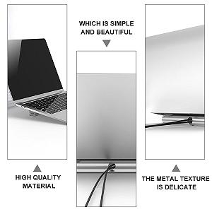 Подставка для ноутбука из алюминиевого сплава 11 14 дюймов с организацией кабелей Держатель для ноутбука для рассеивания тепла и эргономичной осанки synthetic.ua - Фото 1