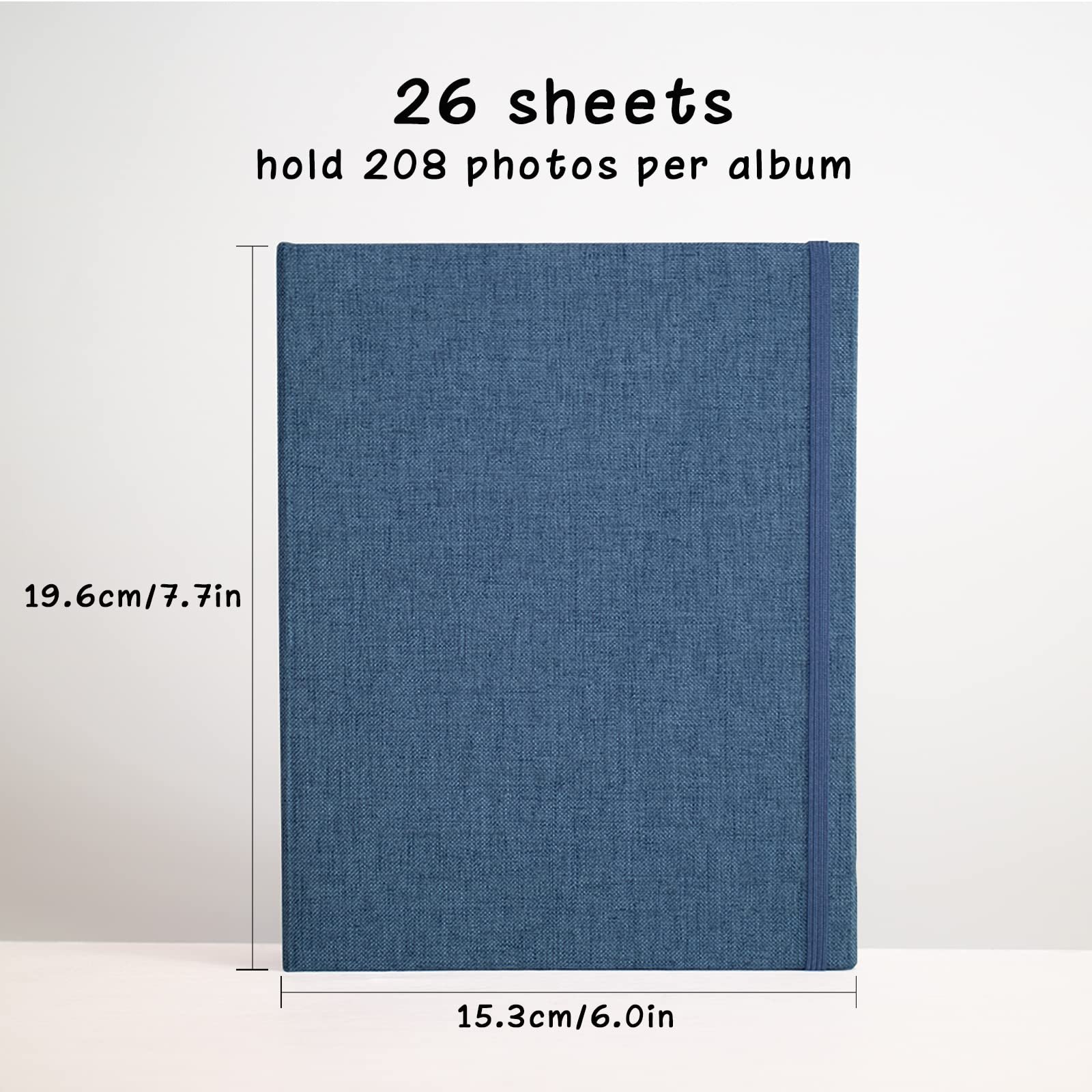 Фотоальбом Fujifilm Instax Mini Polaroid Snap Canvas Picture Book на 208 фото 2x3 дюйма 2 шт, фото №4