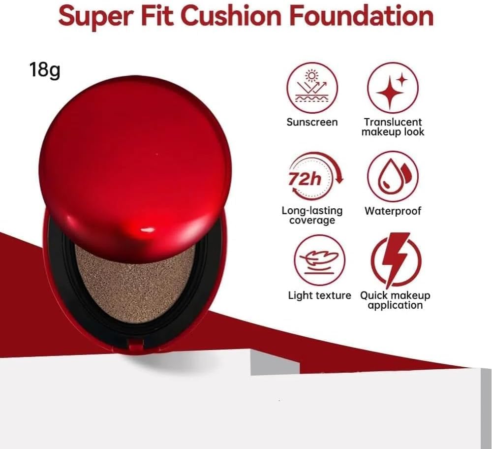 Тональный крем Red Cushion Glass Skin (23N Sand), фото №5 Тональный крем Red Cushion Glass Skin (23N Sand), фото №5