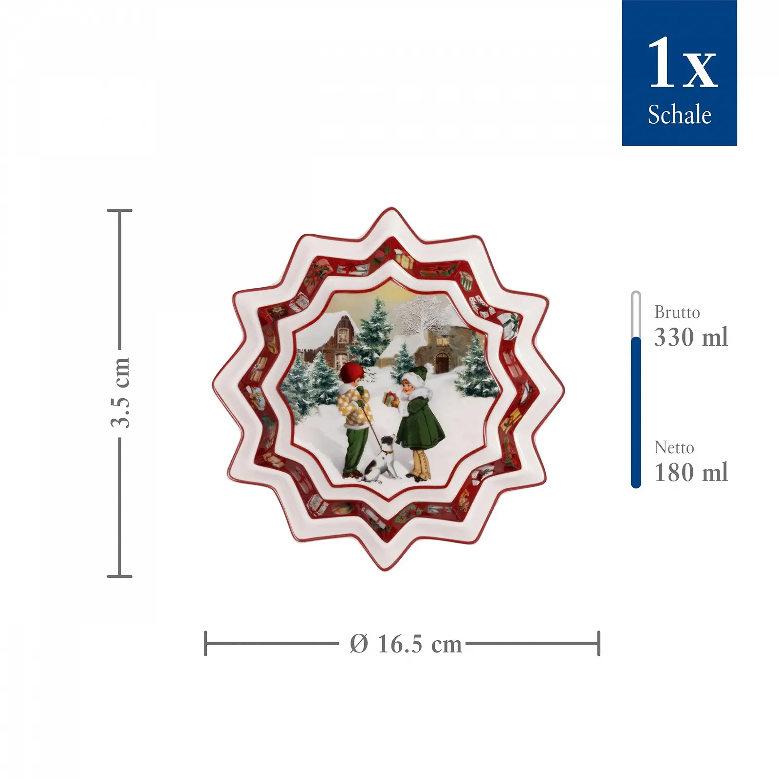 Миска для хлопьев Villeroy & Boch Toy's Fantasy Colourful, маленькая рождественская миска, фото №3 Миска для хлопьев Villeroy & Boch Toy's Fantasy Colourful, маленькая рождественская миска, фото №3