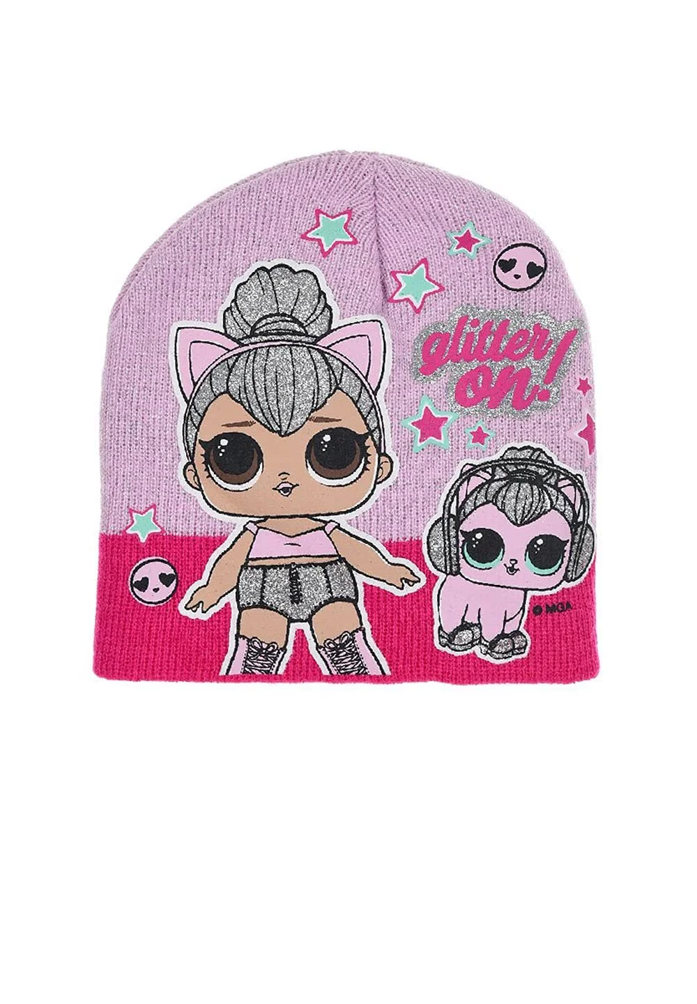 Шапка L.O.L. Surprise! Зимняя Детская для Девочек (52), розовая, фото №1 Шапка L.O.L. Surprise! Зимняя Детская для Девочек (52), розовая, фото №1