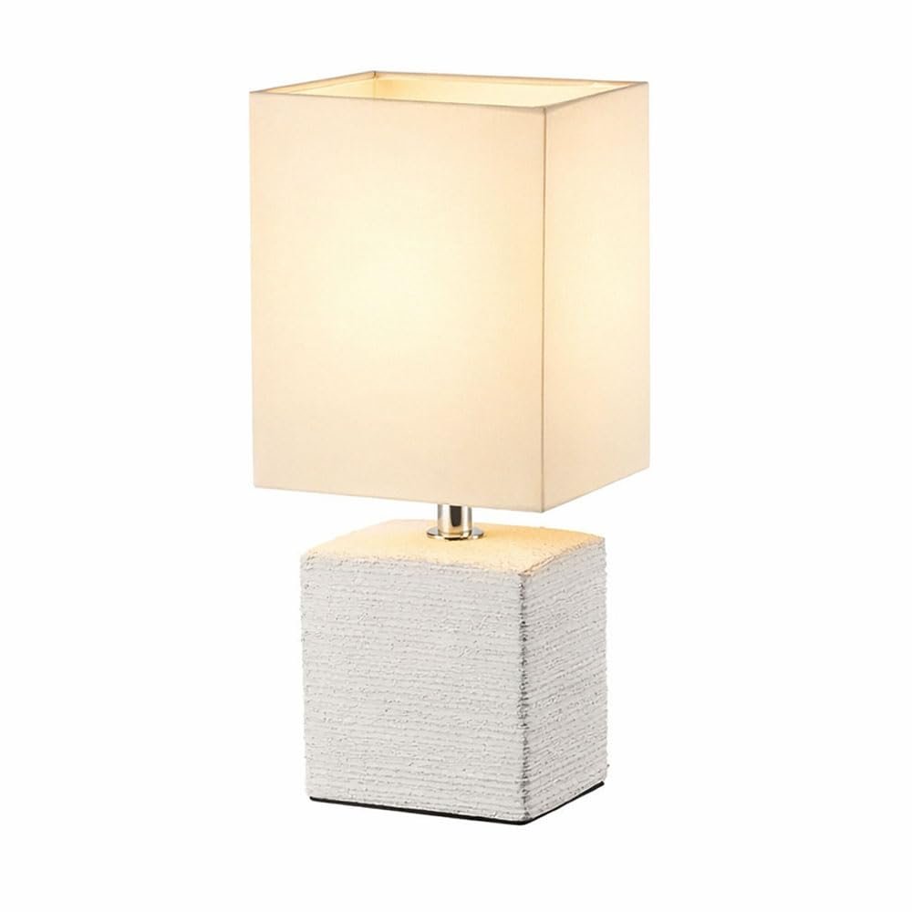 Настільна лампа Reality Leuchten Ping R50131001 E14 40 Вт 29 см Біла, фото №1