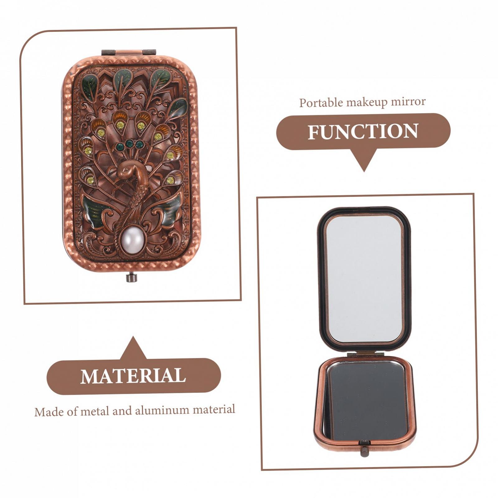Дзеркало Angoily 3St Pfau Schminkspiegel Reisebrieftasche двустороннее Мини Алюминиевое, фото №6 Дзеркало Angoily 3St Pfau Schminkspiegel Reisebrieftasche двустороннее Мини Алюминиевое, фото №6