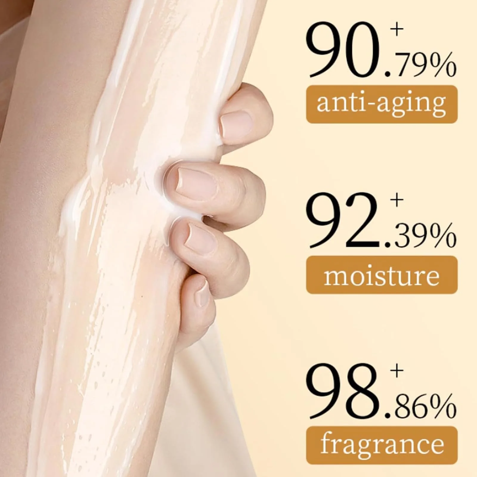 Зволожуючий крем для тіла 200 мл, Крем з натуральним колагеном для живлення шкіри, 3 штуки, фото №6