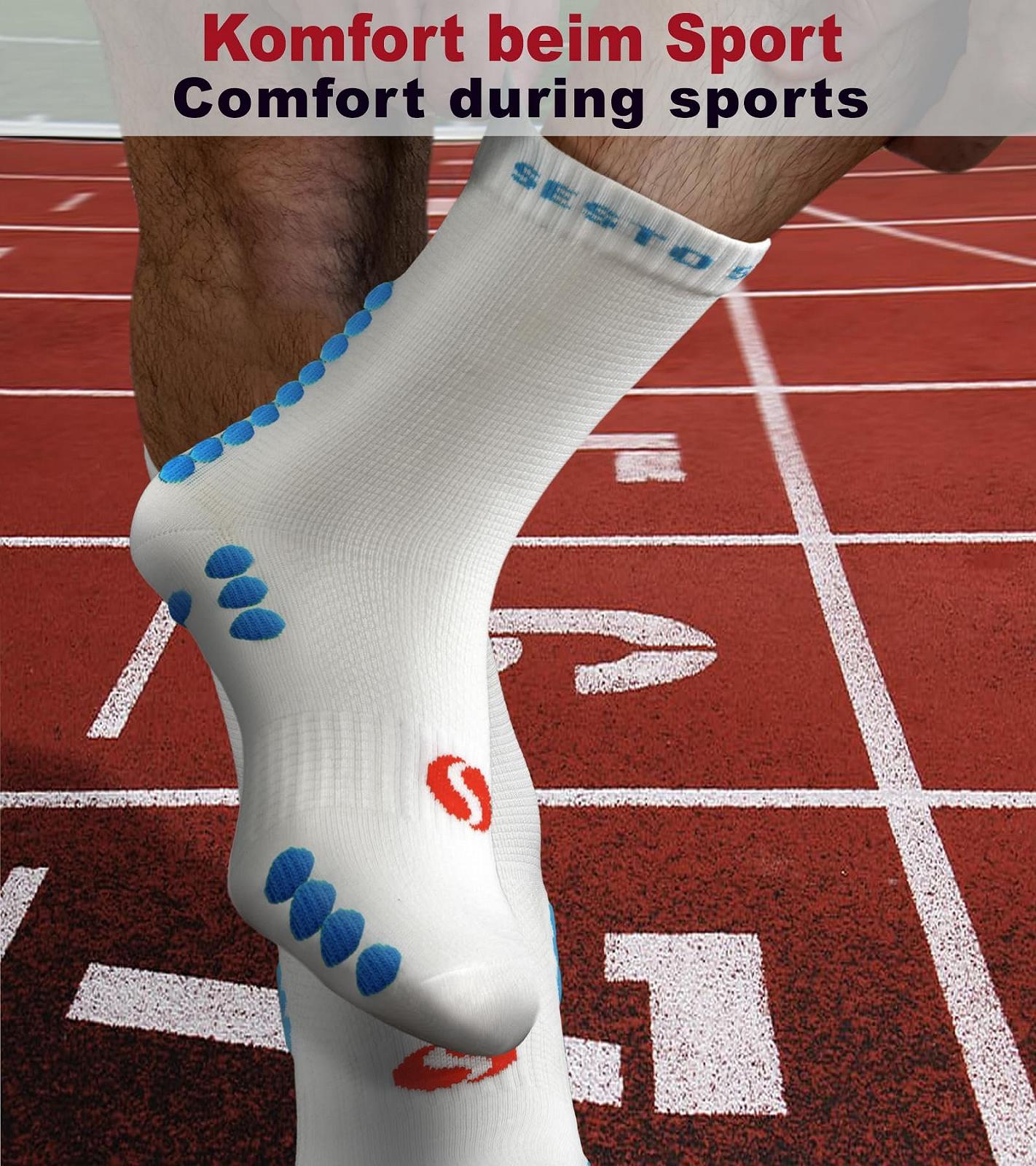 Спортивные носки Sesto Senso (3 пары) для мужчин и женщин, разноцветные, для бега, носки до икр, водоотталкивающие, фото №5