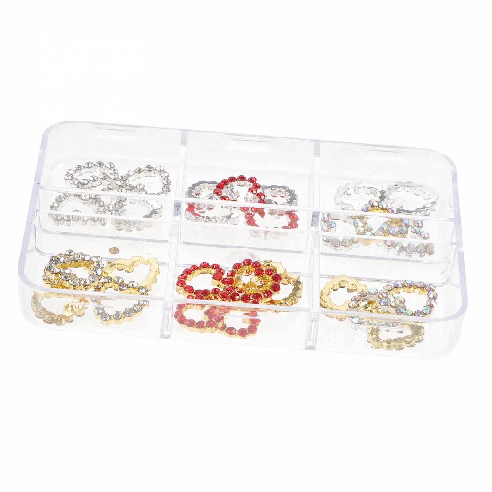 Украшения для ногтей Сердце FRCOLOR 120 шт., фото №8