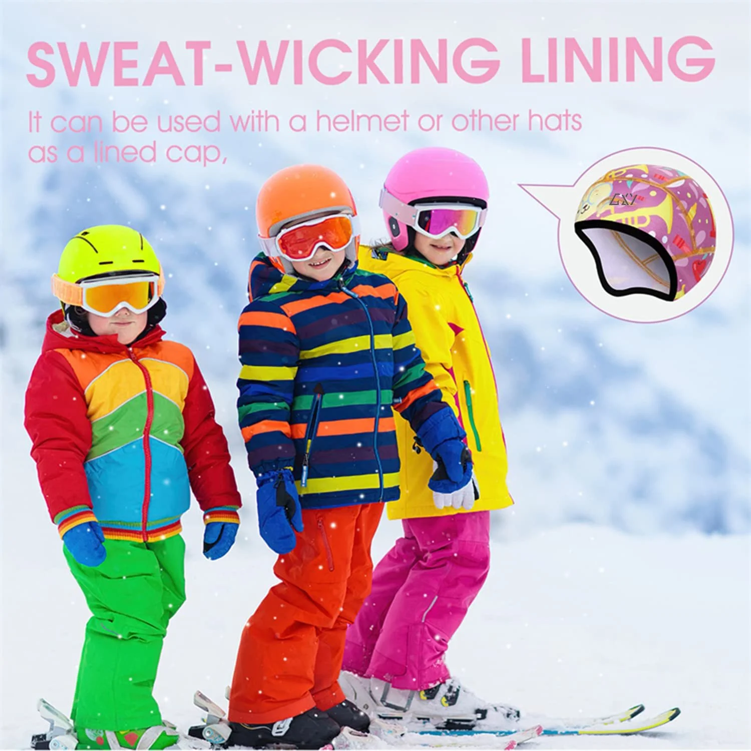 Велосипедна шапка GOXUNYUAN Дитяча зимова флісова, фото №3