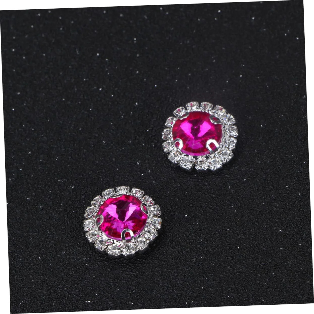 Стразы Operitacx Плоские Круглые 40 штук для рукоделия, свадебных и вечерних украшений, блестящие камни, универсальные для изготовления ювелирных изделий и украшения стола, фото №9