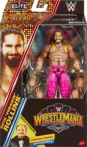 Екшн-фігурка Mattel WWE Elite Collection, Seth Freakin' Rollins, WrestleMania, з компонентами Howard Finkel, JCJ51, багатокольоровий synthetic.ua - Фото 1
