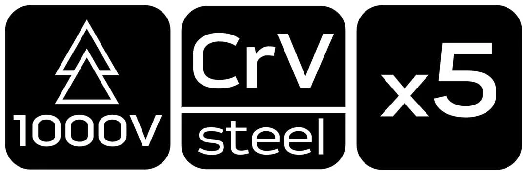 Набір торцевих ключів ізольованих VDE NEO TOOLS 5 предметів 5.5–13 мм, фото №5