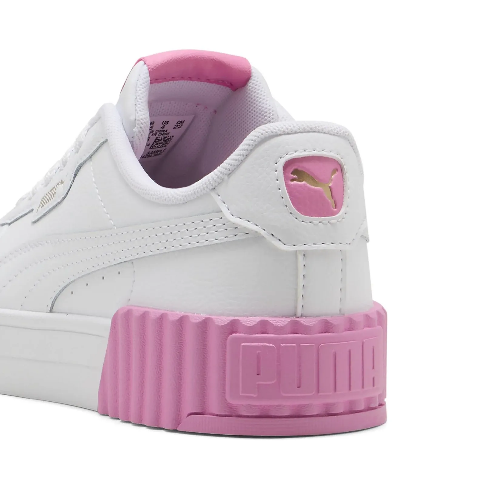 Кроссовки PUMA Carina 3.0 Jr. Кожаные Белый, фото №2