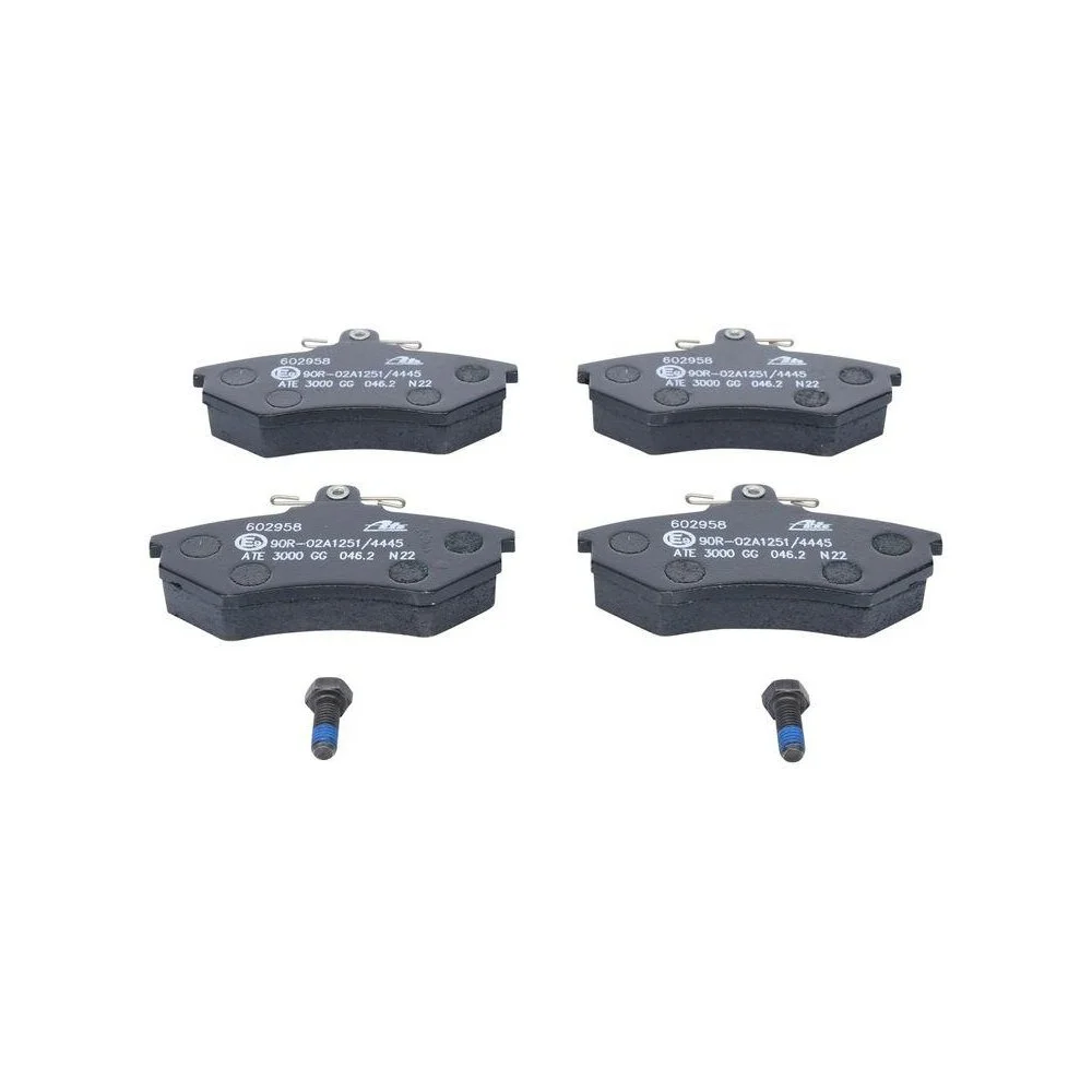 Комплект гальмівних колодок ATE 13.0460-2958.2 для SEAT VAG передня вісь, фото №1