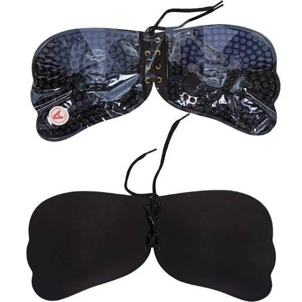 Невидимый бюстгальтер на клейкой основе Fly Bra Черный чашка А, фото №1 Невидимый бюстгальтер на клейкой основе Fly Bra Черный чашка А, фото №1
