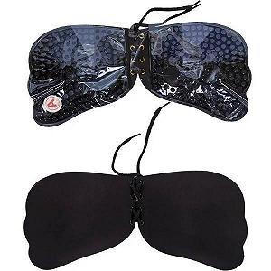 Невидимый бюстгальтер на клейкой основе Fly Bra Черный чашка А - Фото 1