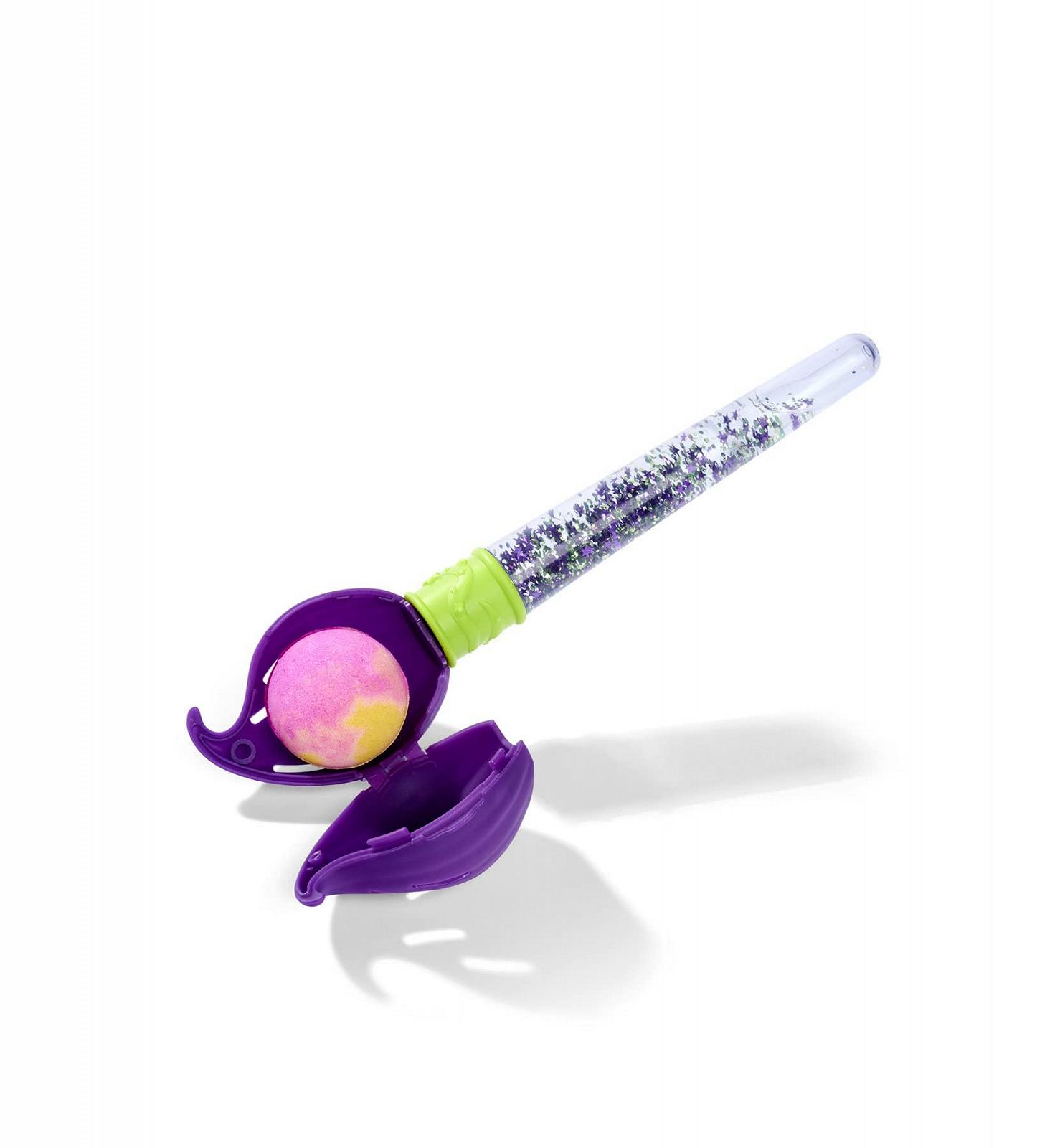 Щітка з трьома бомбочками для ванни, Розфарбовує воду барвисто, фото №2