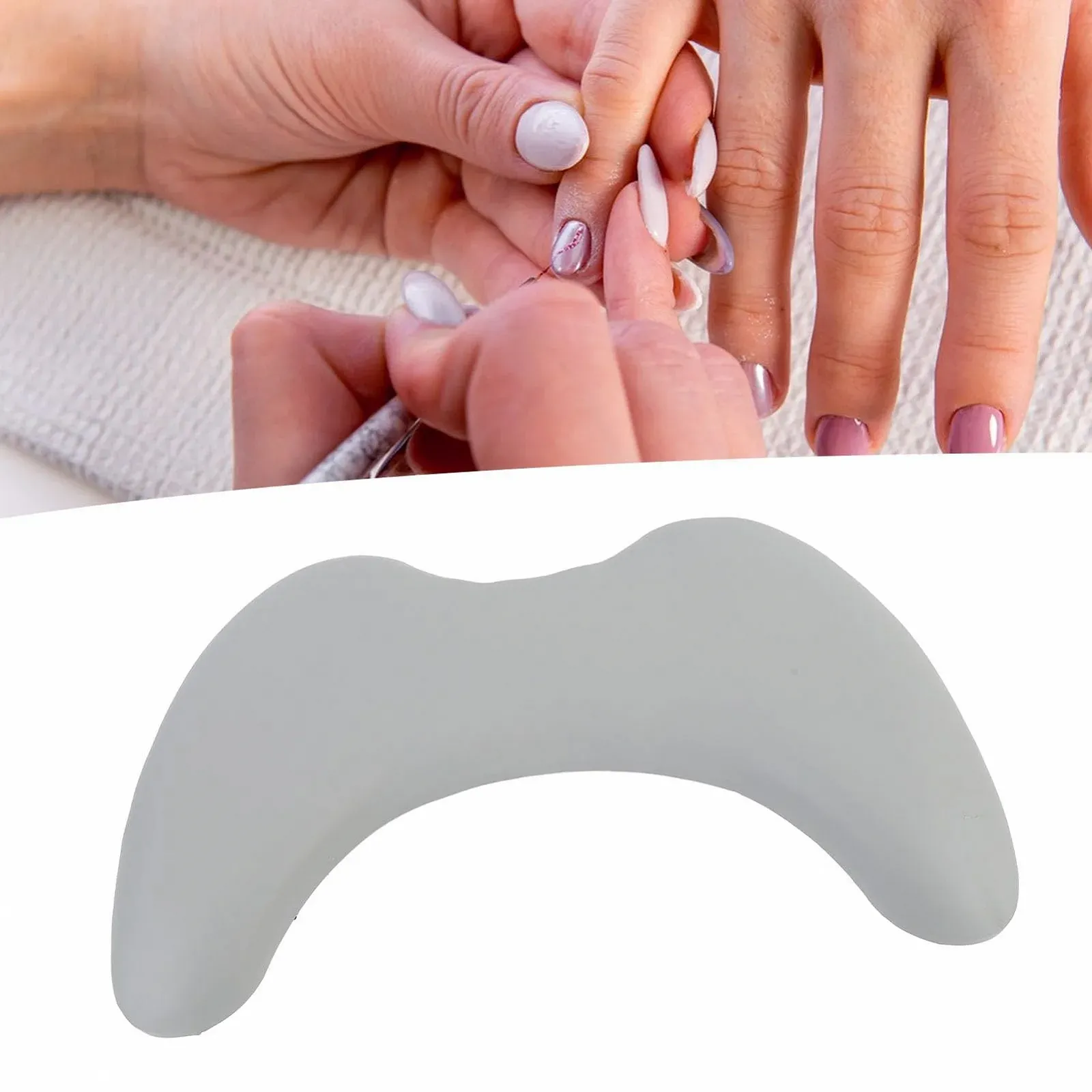 Підставка для рук майстра манікюру U-подібна знімна подушка, фото №2