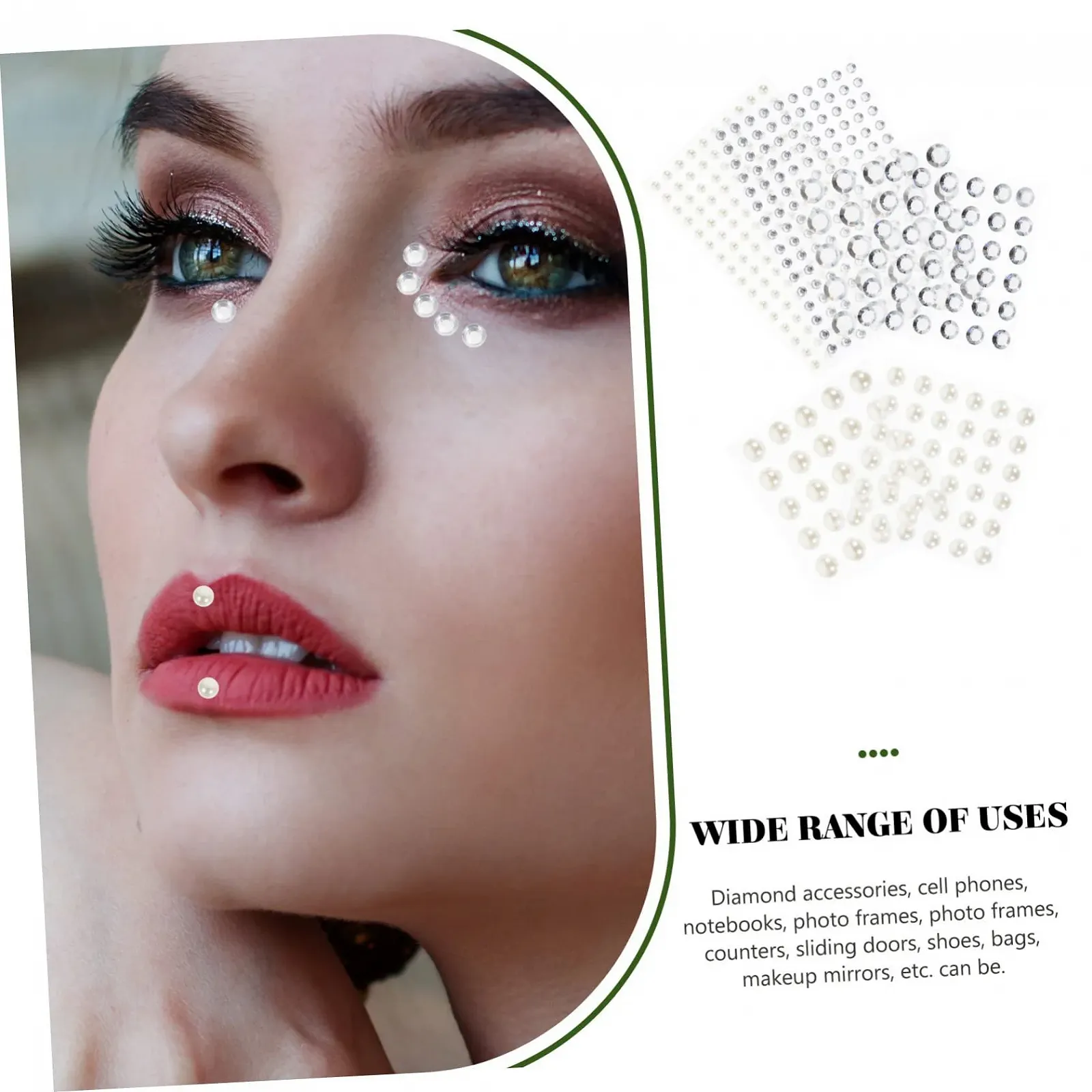 Наклейки Стрази Healvian волосся, нігтів, фото №4