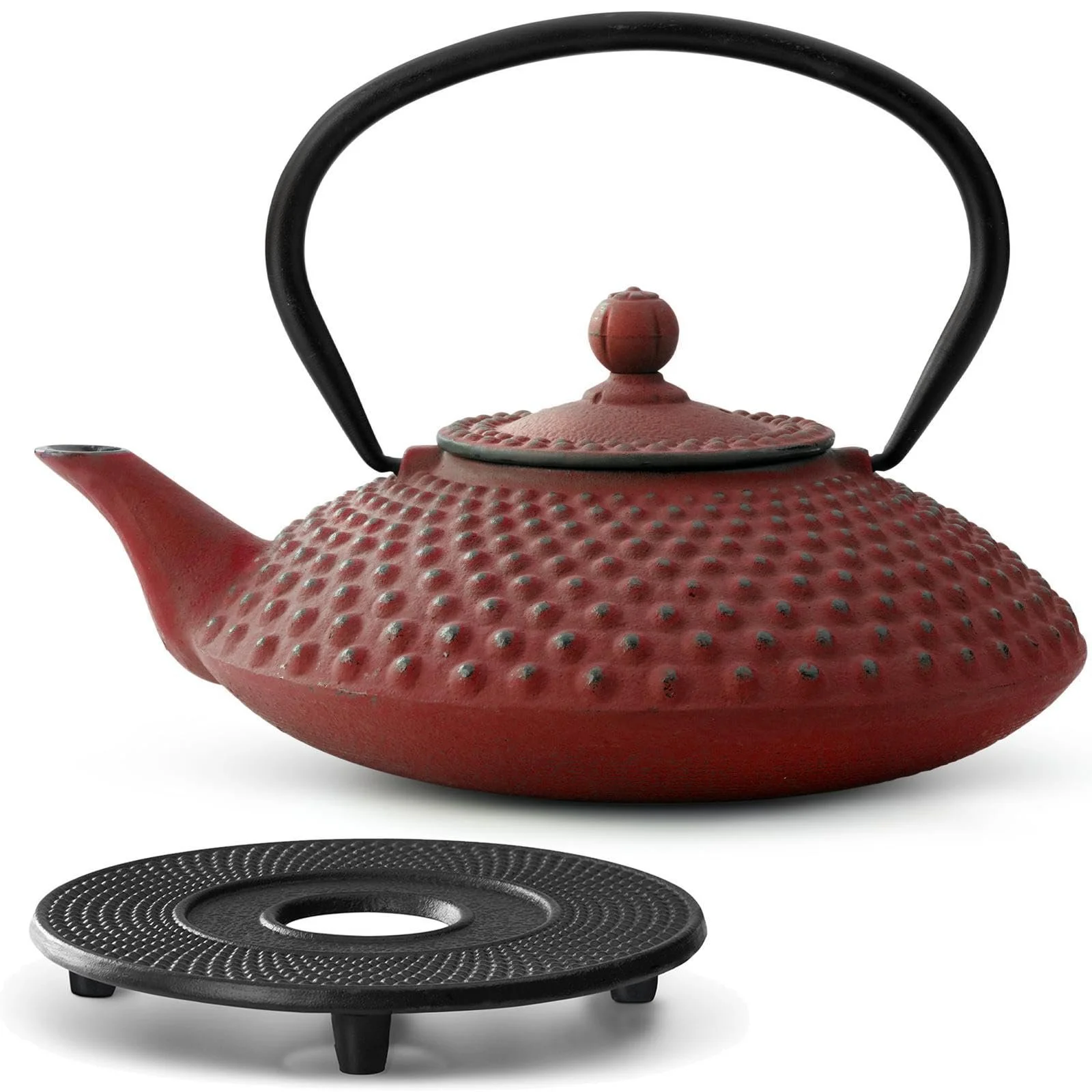 Чайник-заварник Bredemeijer Чавунний Червоний 1250 мл, фото №1