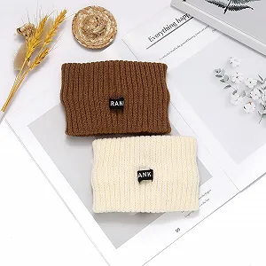 В'язана Зимова Пов'язка на Голову Бежева Еластична synthetic.ua - Фото 1