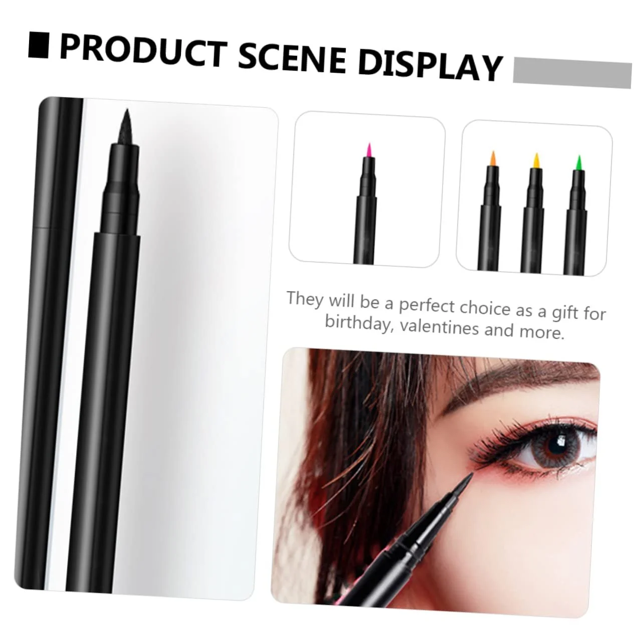 Набір кольорових підводок для очей minkissy, 12 шт, фото №5