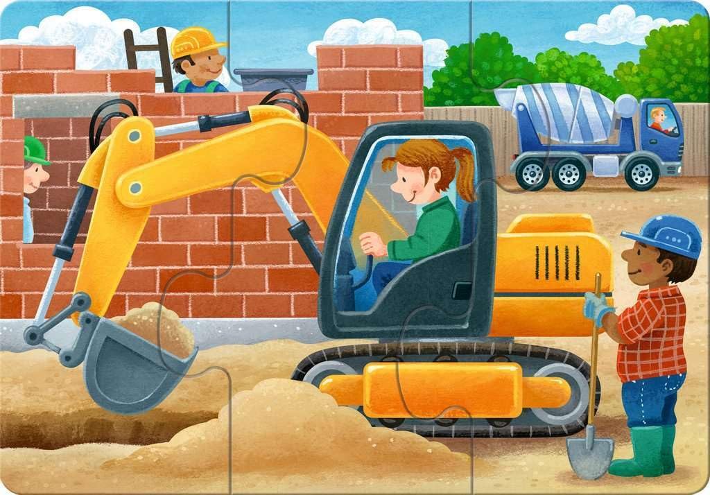 Пазл Ravensburger ministeps 4194 My Very First Puzzle: Vehicles 4 пазли по 2-5 деталей, фото №3