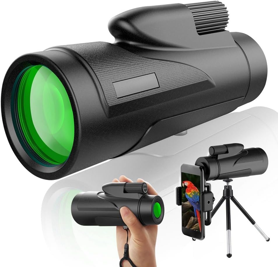 Монокуляр Телескоп для мобільних телефонів Оптичний Висока потужність 12X Окуляр Низьке освітлення 6.1 x 2.2 дюйми, фото №6