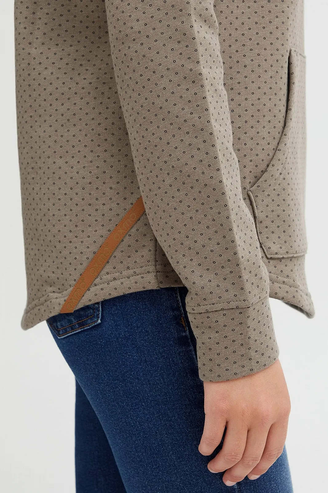 Светр OXMO OXAmini Tube SW Жіночий Довгий Пуловер Високий комір, фото №6