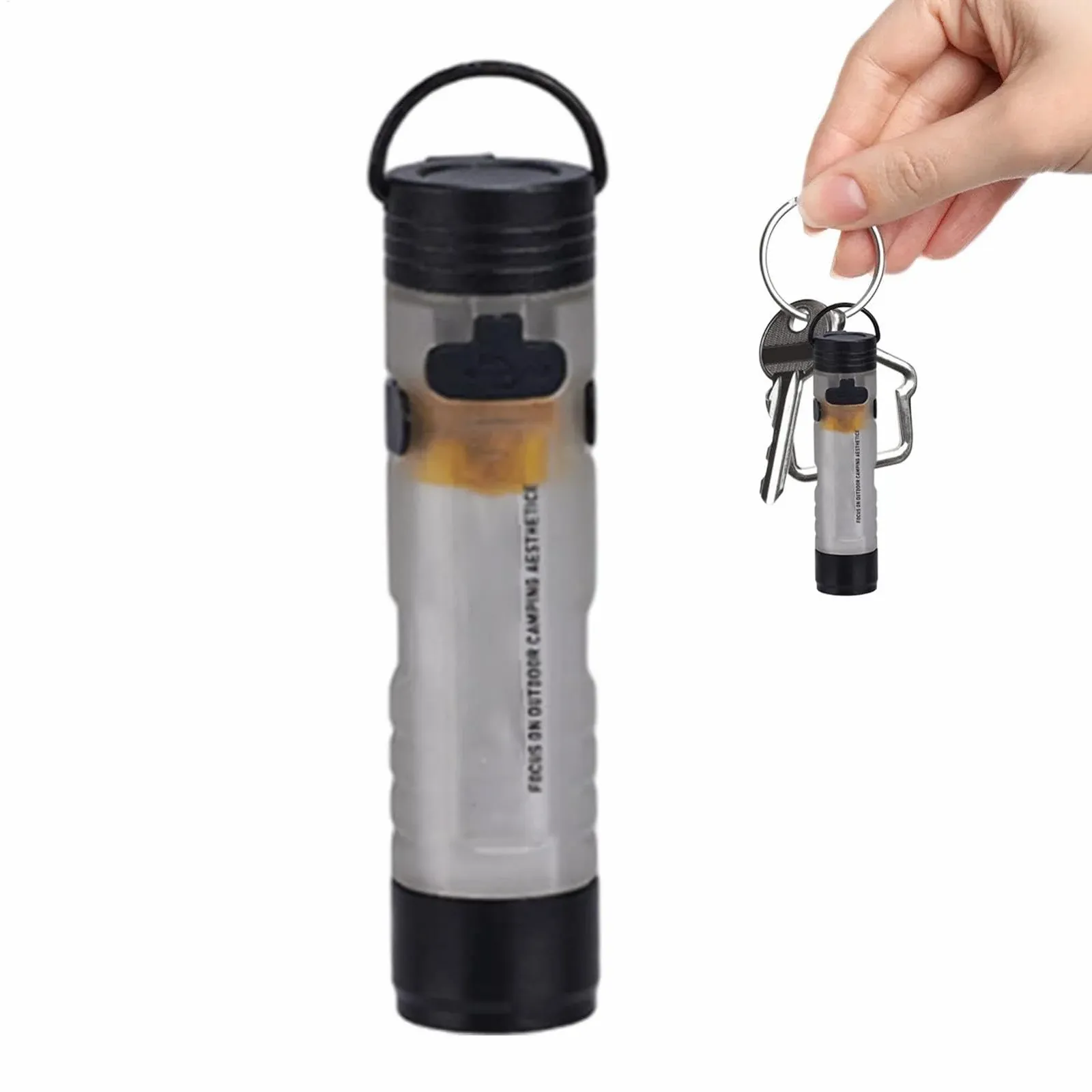 Фонарик Gerique клипса на козырек, водонепроницаемый уличный фонарь, многофункциональная ультраяркая светодиодная лампа для охоты, кемпинга, рыбалки, ручной источник света, 6,5 x 1,5 см, фото №9