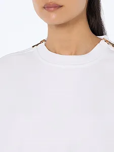 Кофта Pinko Nausicaa Трикотаж з принтом та стразами ціна на synthetic.ua - Фото 1 Кофта Pinko Nausicaa Трикотаж з принтом та стразами synthetic.ua - Фото 1