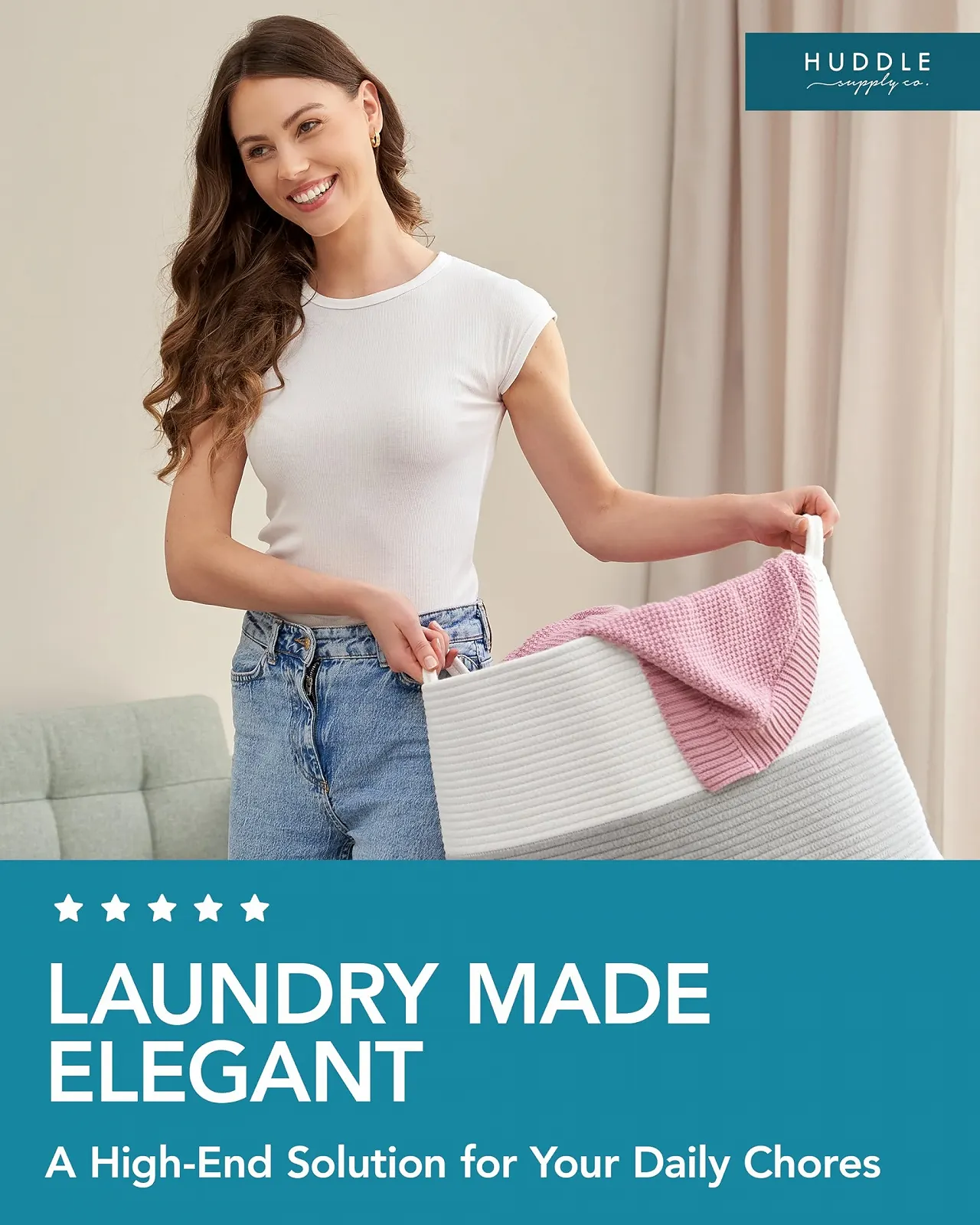 Органайзер Jumbo Blanket 4XL 125л Тканая Декоративная Хлопковая, фото №5 Органайзер Jumbo Blanket 4XL 125л Тканая Декоративная Хлопковая, фото №5