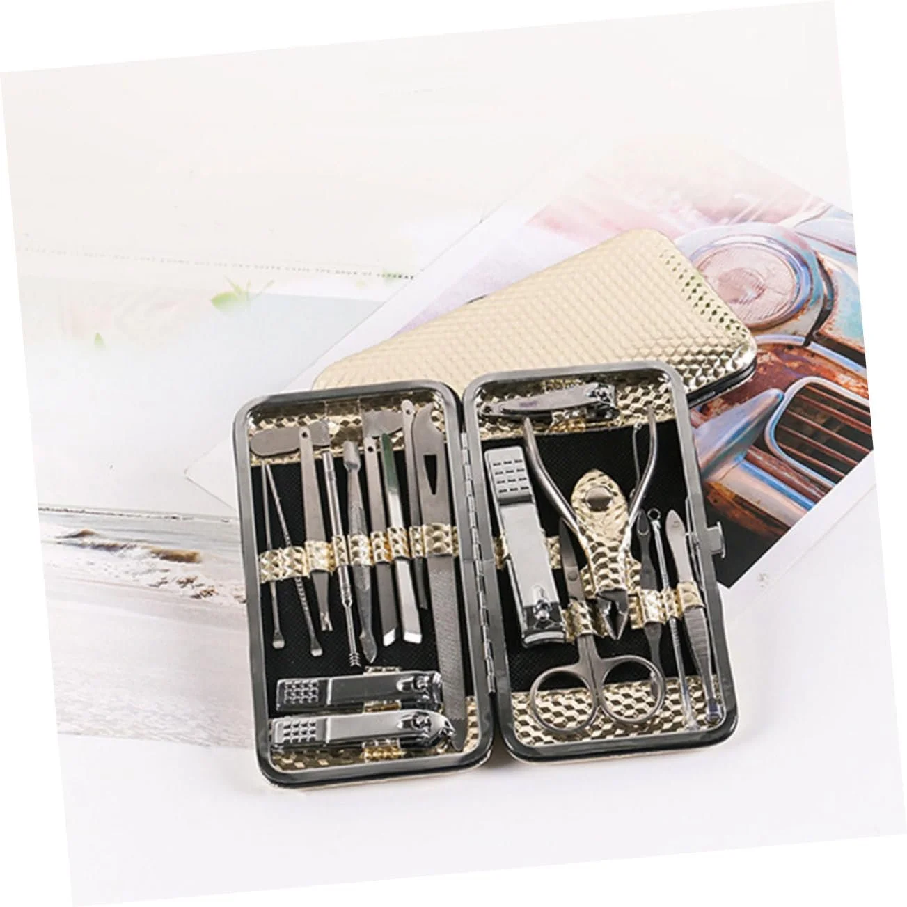 Набор для маникюра и педикюра WRITWAA 19 предметов, фото №8