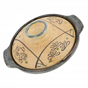 Кастрюля PRETYZOOM Japanese Ceramic Pot керамическая с толстой ручкой для риса и супа - Фото 1