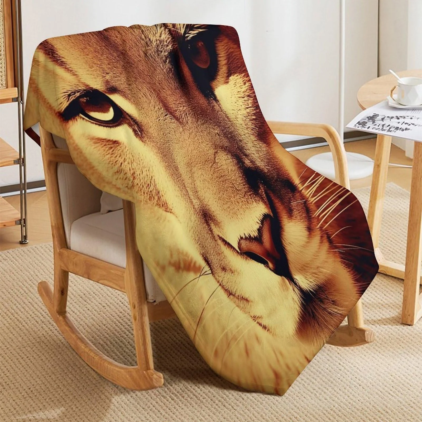 Покривало PAZZK Чотири сезони Фланелева накидка на диван, фото №7